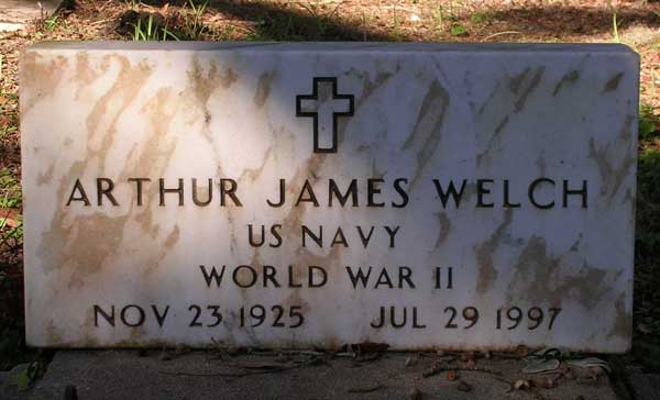 Arthur James Welch Gravestone Photo