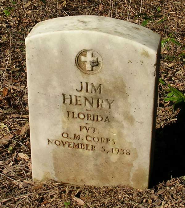 Jim Henry Gravestone Photo