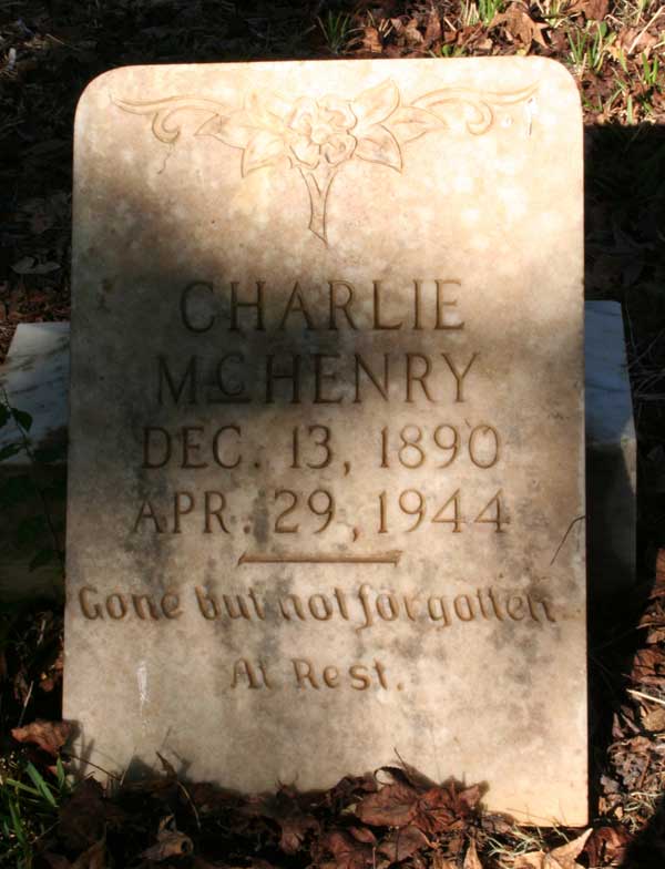 Charlie McHenry Gravestone Photo