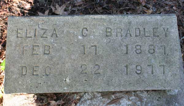 Eliza C. Bradley Gravestone Photo