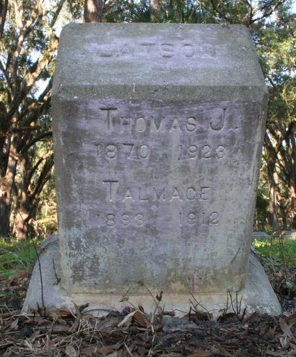 Thomas J. & Talmage Latson Gravestone Photo