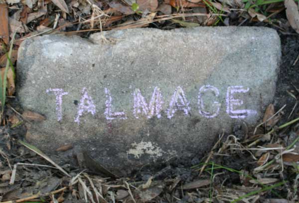 Talmage Latson Gravestone Photo