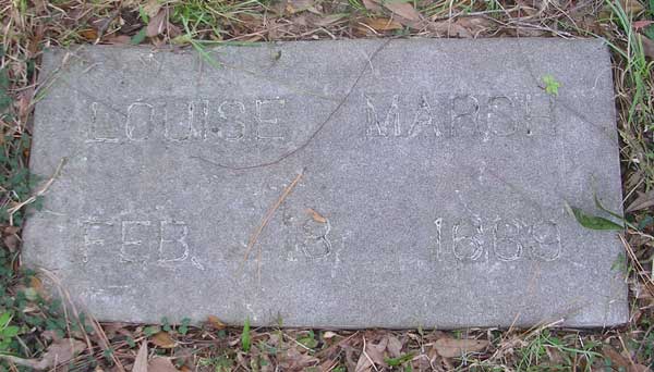 Louise Marsh Gravestone Photo