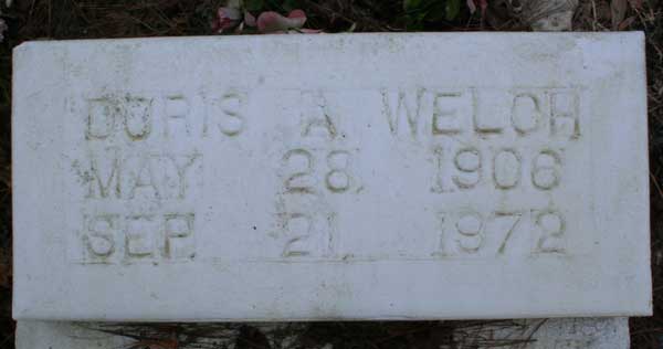 Doris A. Welch Gravestone Photo