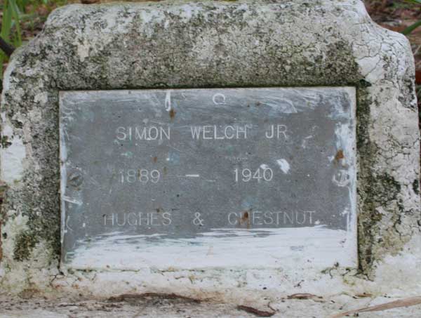 Simon Welch Gravestone Photo