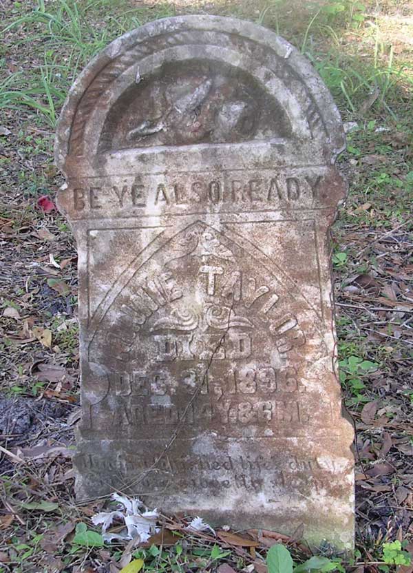 Minnie Taylor Gravestone Photo