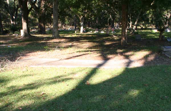  Wide Angle View Gravestone Photo