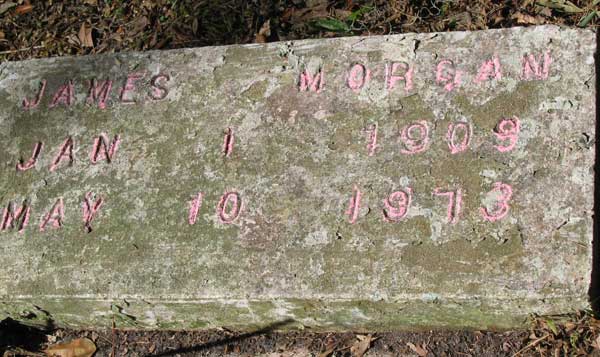 James Morgan Gravestone Photo