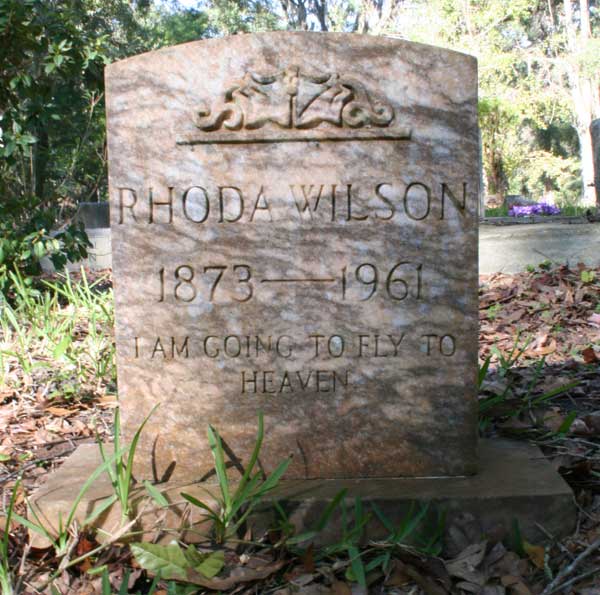 Rhoda Wilson Gravestone Photo