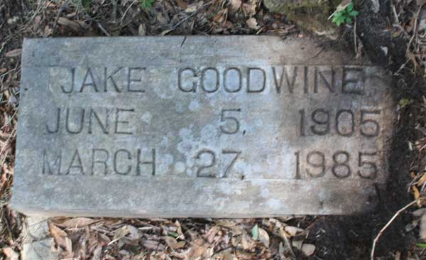 Jake Goodwine Gravestone Photo