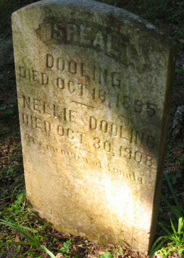 Isreal & Nellie Dooling Gravestone Photo