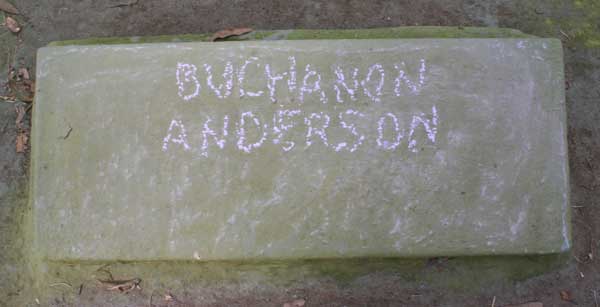 Anderson Buchanon Gravestone Photo