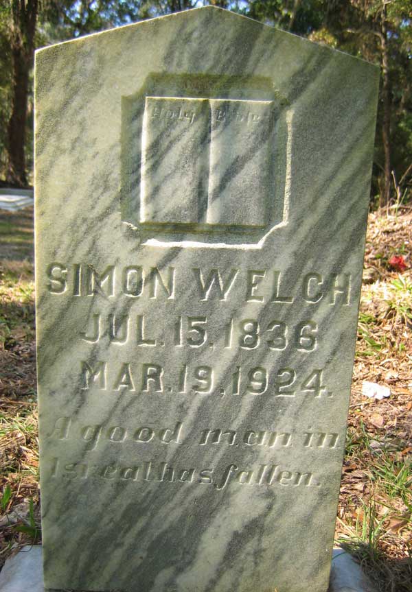 Simon Welch Gravestone Photo