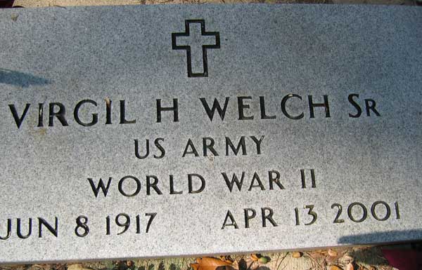Virgil H. Welch Gravestone Photo