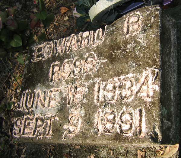 Edward B. Ross Gravestone Photo
