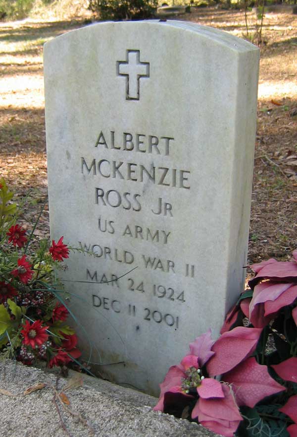 Albert McKenzie Ross Gravestone Photo