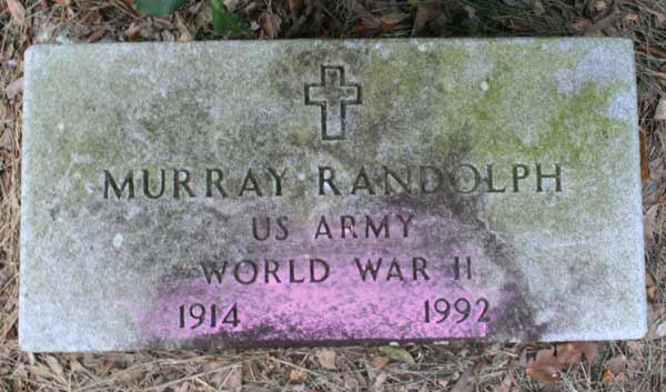 Murray Randolph Gravestone Photo