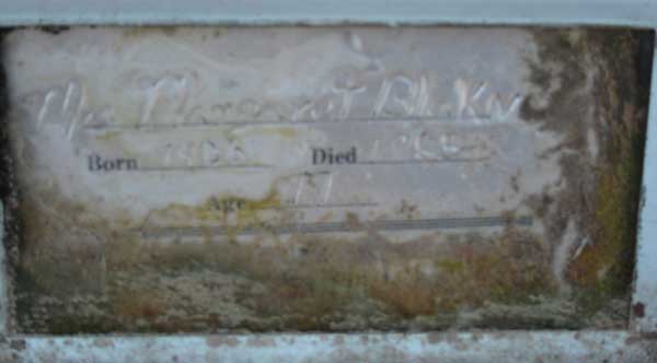 Margaret Blank Gravestone Photo