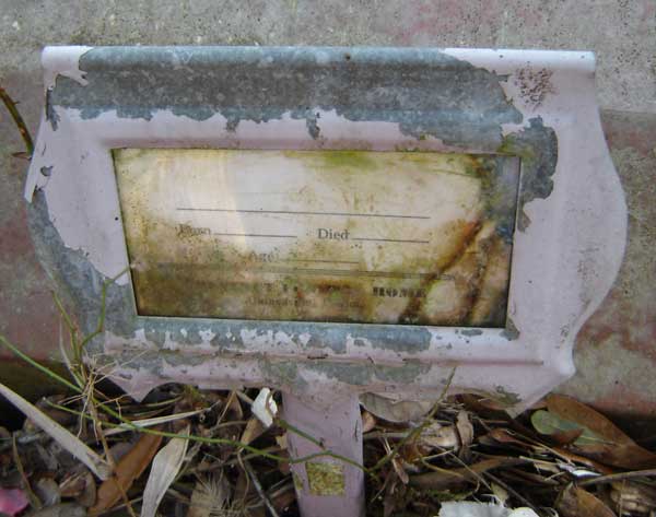  Unreadable Gravestone Photo