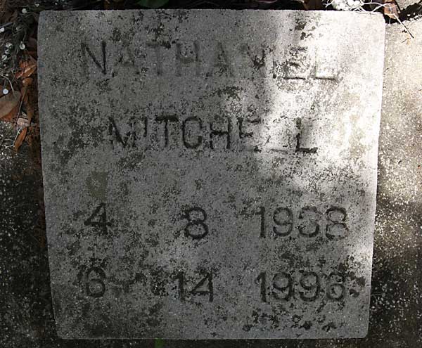 Nathaniel Mitchell Gravestone Photo
