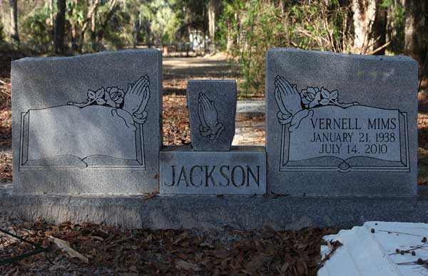 Vernell Mims Jackson Gravestone Photo
