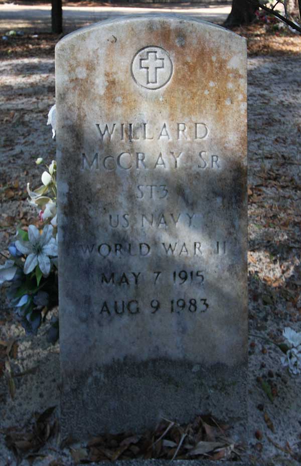 Willard McCray Gravestone Photo