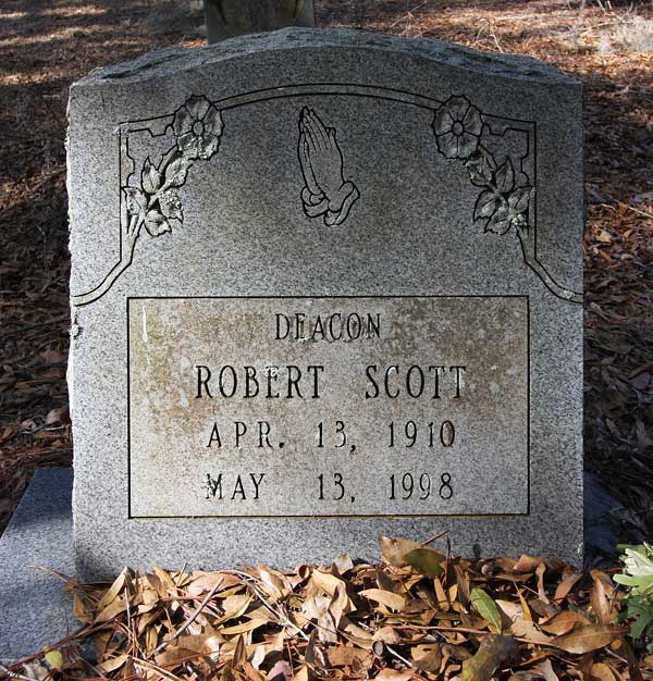 Robert Scott Gravestone Photo