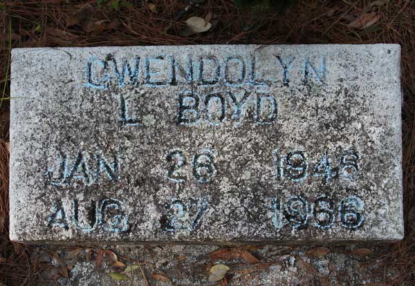 Gwendolyn L. Boyd Gravestone Photo