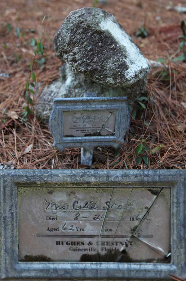 Celia Scott Gravestone Photo