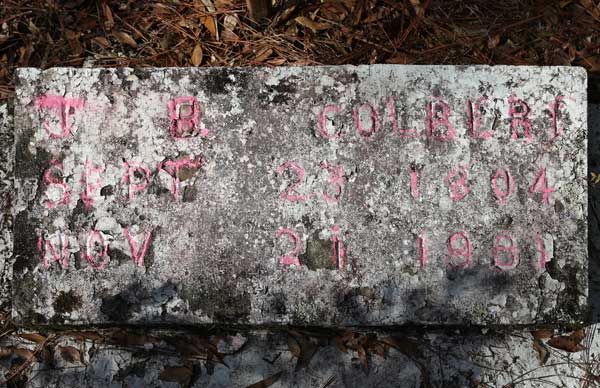 J.B. Colbert Gravestone Photo
