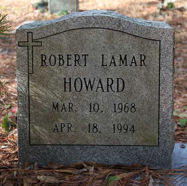 Robert Lamar Howard Gravestone Photo