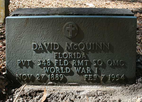 David McQuinn Gravestone Photo