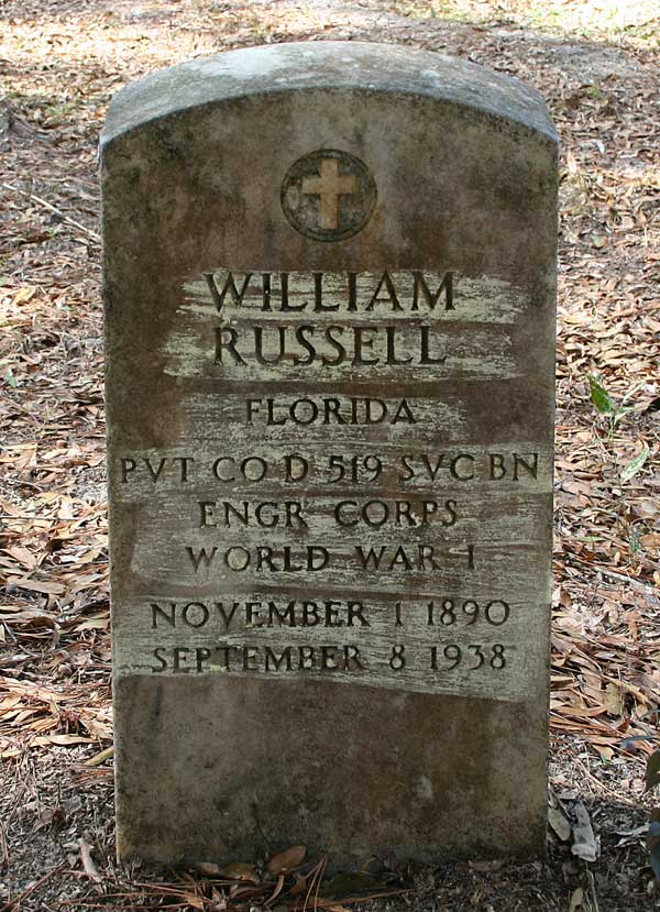 William Russell Gravestone Photo
