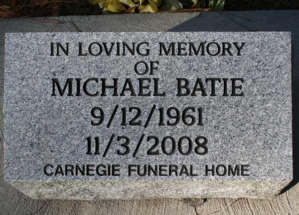 Michael Batie Gravestone Photo
