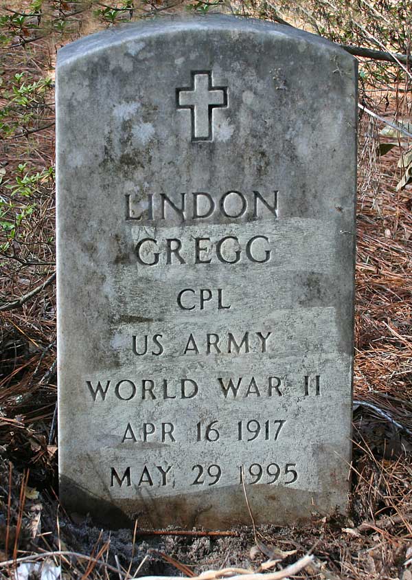 Lindon Gregg Gravestone Photo