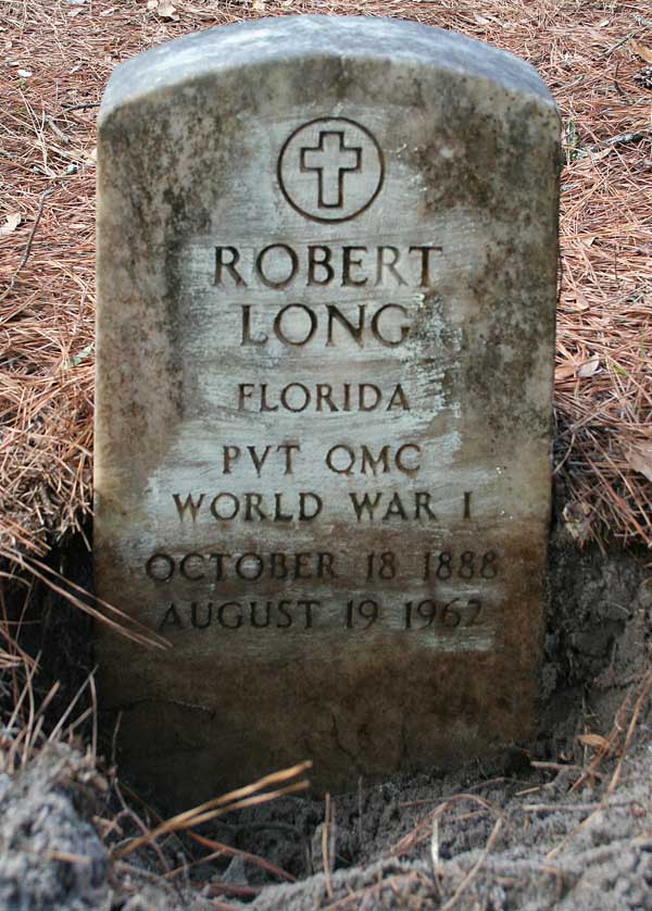 Robert Long Gravestone Photo