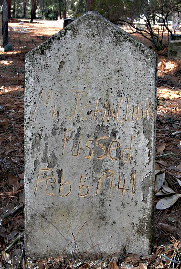 John Clark Gravestone Photo