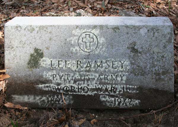Lee Ramsey Gravestone Photo
