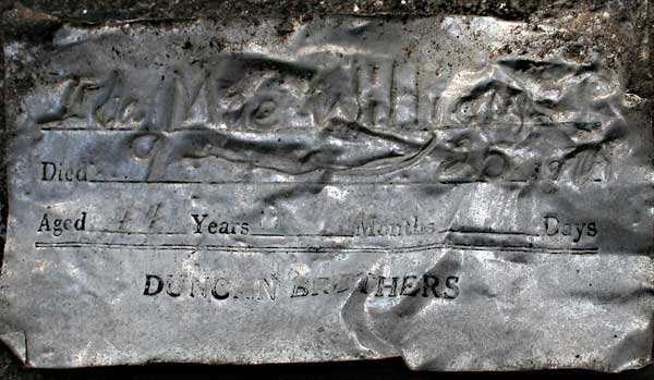 Ida Mae Williams Gravestone Photo