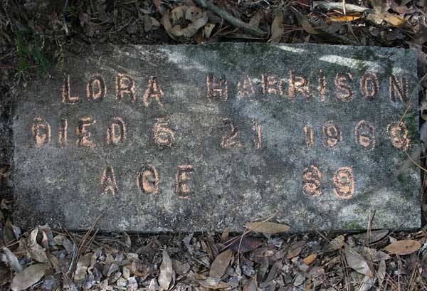 Lora Harrison Gravestone Photo