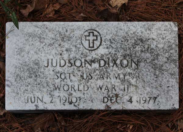 Judson Dixon Gravestone Photo