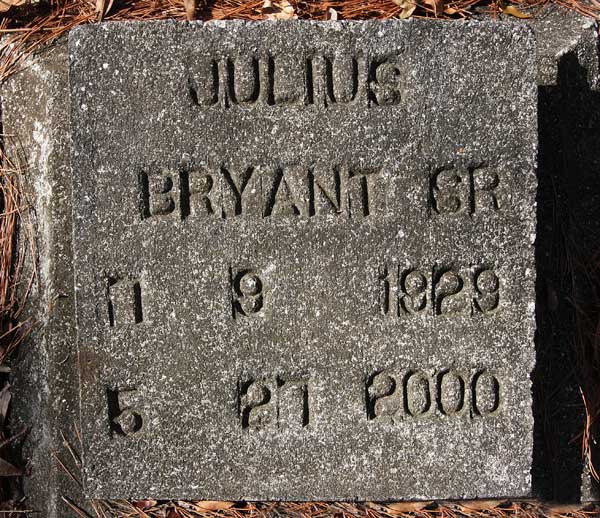 Julius Bryant Gravestone Photo
