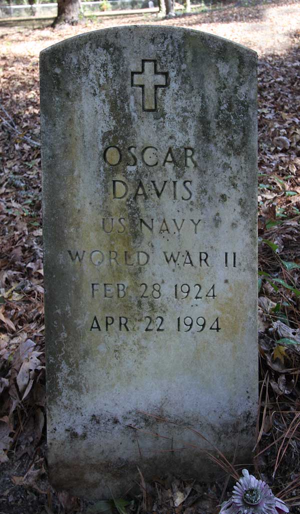 Oscar Davis Gravestone Photo
