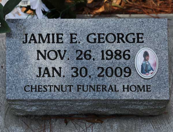 Jamie E. George Gravestone Photo