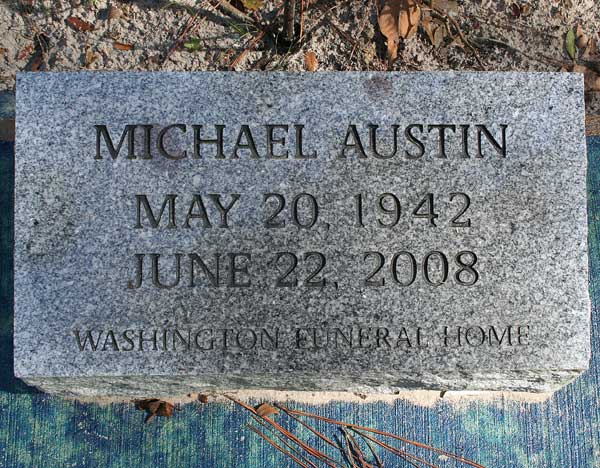 Michael Austin Gravestone Photo