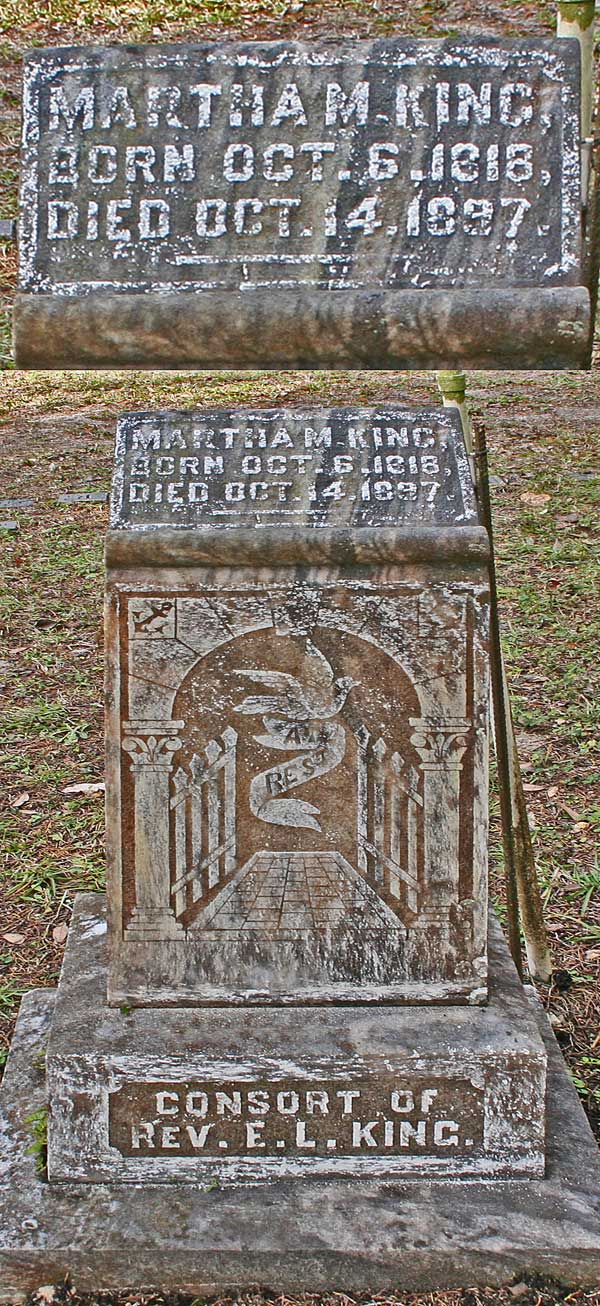 Martha M. King Gravestone Photo