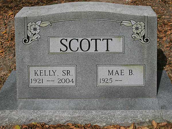 KELLY & MAE B SCOTT Gravestone Photo