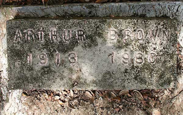 ARTHUR BROWN Gravestone Photo