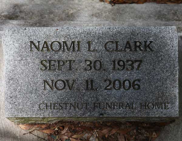 NAOMI L. CLARK Gravestone Photo