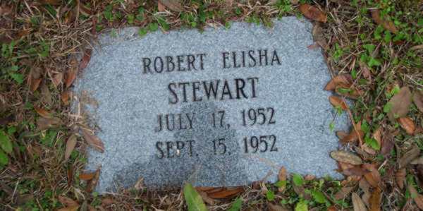 Robert Elisha Stewart Gravestone Photo